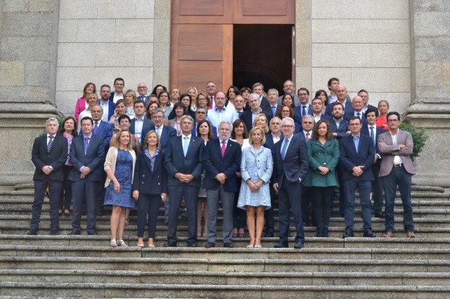 Participantes no Congreso Asociación Española de Dereito do Traballo visitan o Parlamento de Galicia