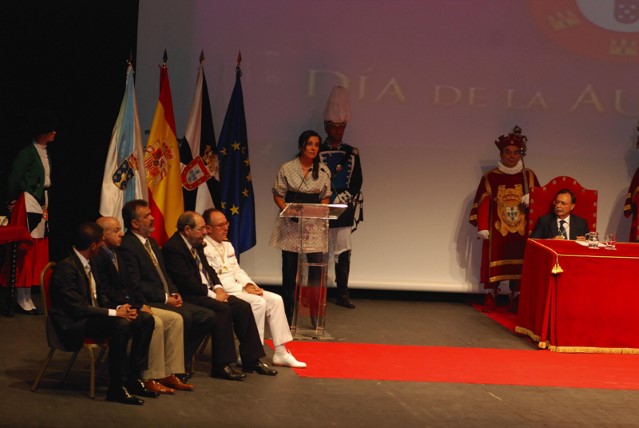 Acto institucional no que a presidenta do Parlamento de Galicia representou á Comunidade Autónoma