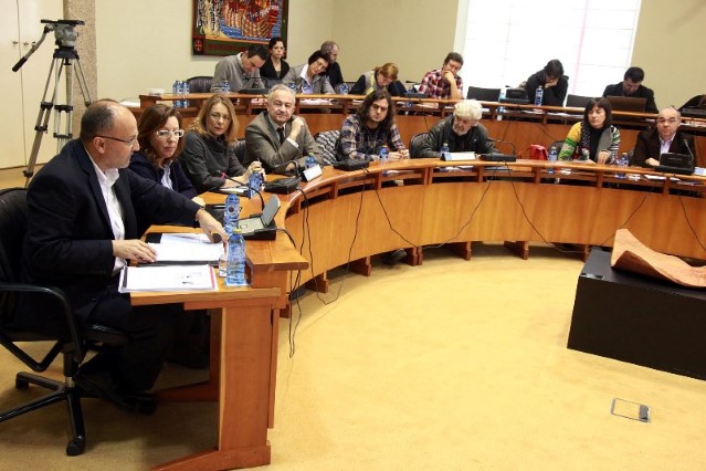 Imaxes da reunión da Deputación Permanente celebrada este xoves no Parlamento de Galicia 
