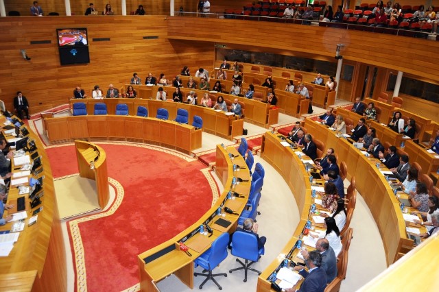 A Cámara galega acolle a apertura da XIII Sesión Nacional de Modelo de Parlamento Europeo