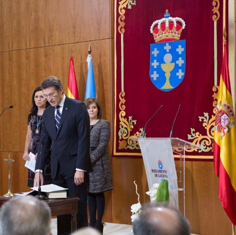 Alberto Núñez Feijoo toma posesión como presidente da Xunta de Galicia 