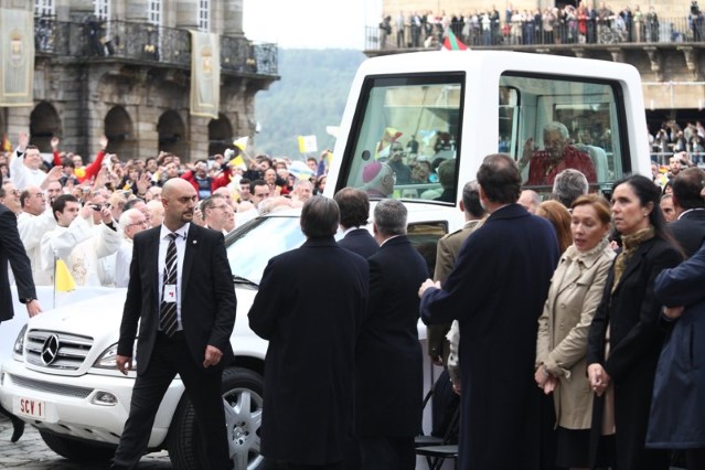 Visita a Galicia da Súa Santidade o Papa Bieito XVI - Imaxes