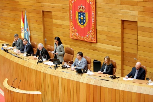 Mesa do Parlamento de Galicia, na apertura da IX Lexislatura