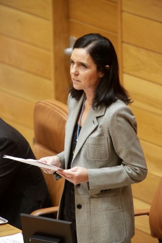 Pilar Rojo, na súa intervención