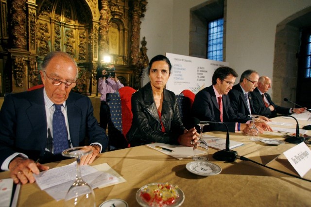 Pilar Rojo asistiu á inauguración do Congreso Internacional "Las Raíces del Humanismo Europeo y el Camino de Santiago"