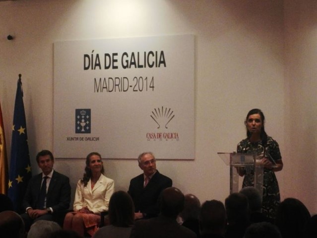 Pilar Rojo participou no Día de Galicia en Madrid