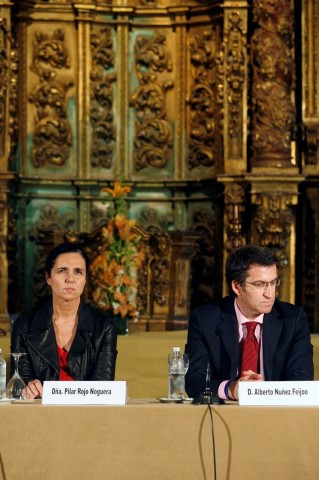 Pilar Rojo asistiu á inauguración do Congreso Internacional "Las Raíces del Humanismo Europeo y el Camino de Santiago"