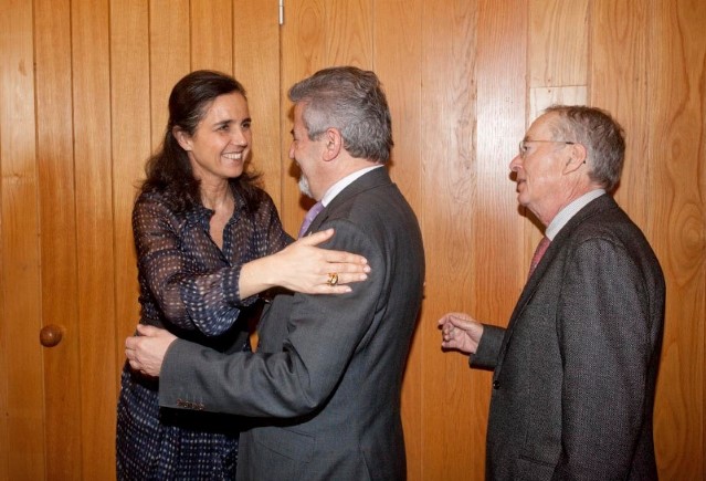 A presidente do Parlamento de Galicia saúda aos conselleiros do Consello de Contas