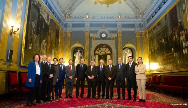 Foto de familia co presidente do Senado