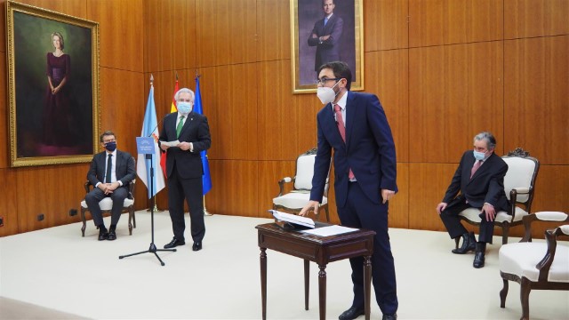 Simón Rego Vilar toma posesión como conselleiro do Consello de Contas no Parlamento de Galicia