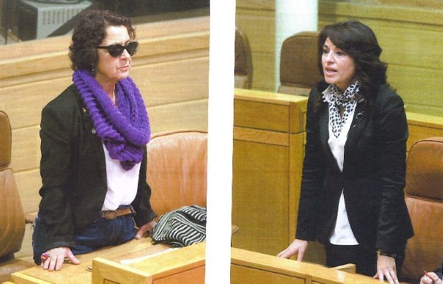 Carmen Iglesias e Rosa Oubiña toman posesión como deputadas do Parlamento de Galicia
