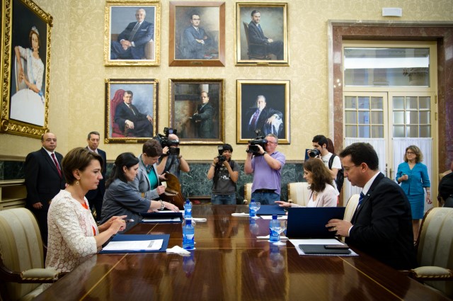 Pilar Rojo participa nunha reunión da Comisión  Permanente da COPREPA