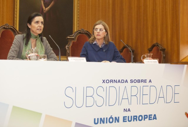 Pilar Rojo inaugura a Xornada sobre subsidiariedade, unha materia “chamada a xogar un papel determinante no desenvolvemento da UE a curto e medio prazo”