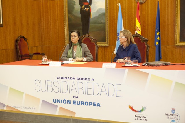 Pilar Rojo inaugura a Xornada sobre subsidiariedade, unha materia “chamada a xogar un papel determinante no desenvolvemento da UE a curto e medio prazo”