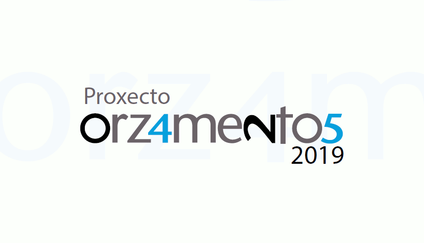 Logo do debate de orzamentos 2019 Logo do debate de orzamentos 2019