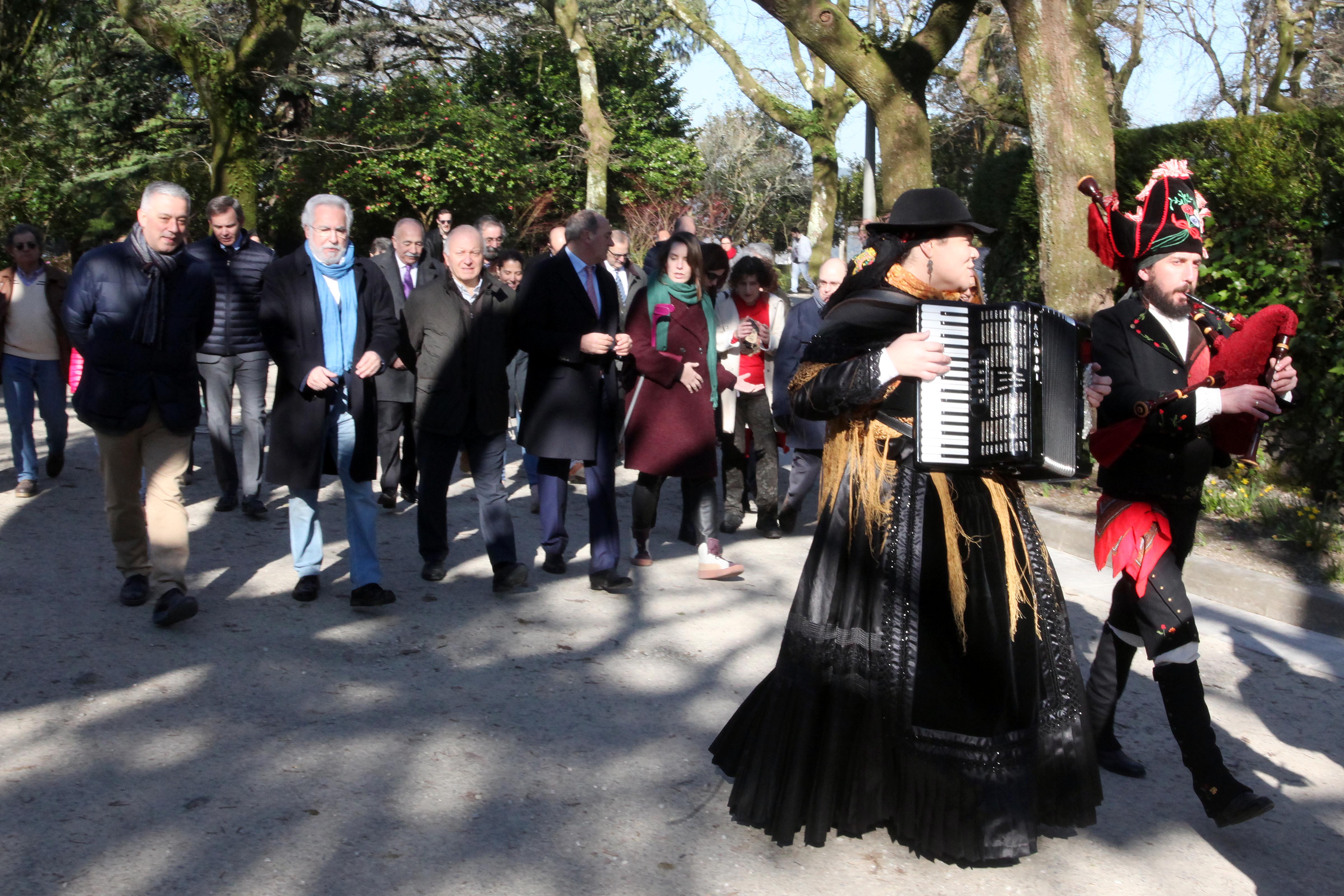 O presidente do Parlamento de Galicia participou nos actos de homenaxe a Rosalía de Castro