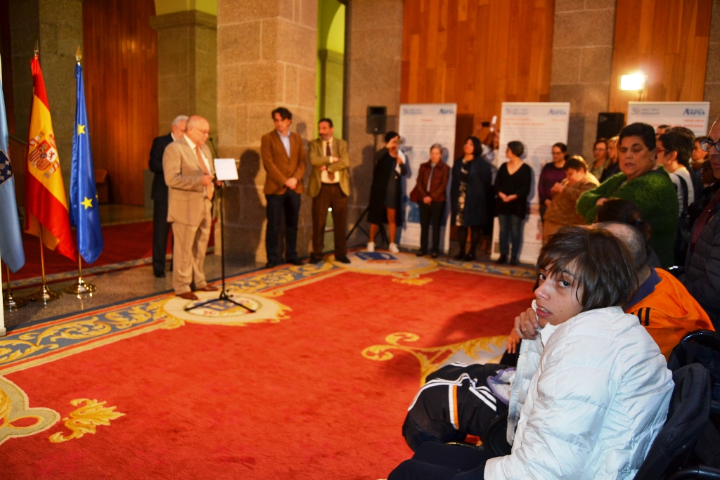 Inauguración da mostra da Asociación de Pais de Persoas con Discapacidade Intelectual (ASPAS)