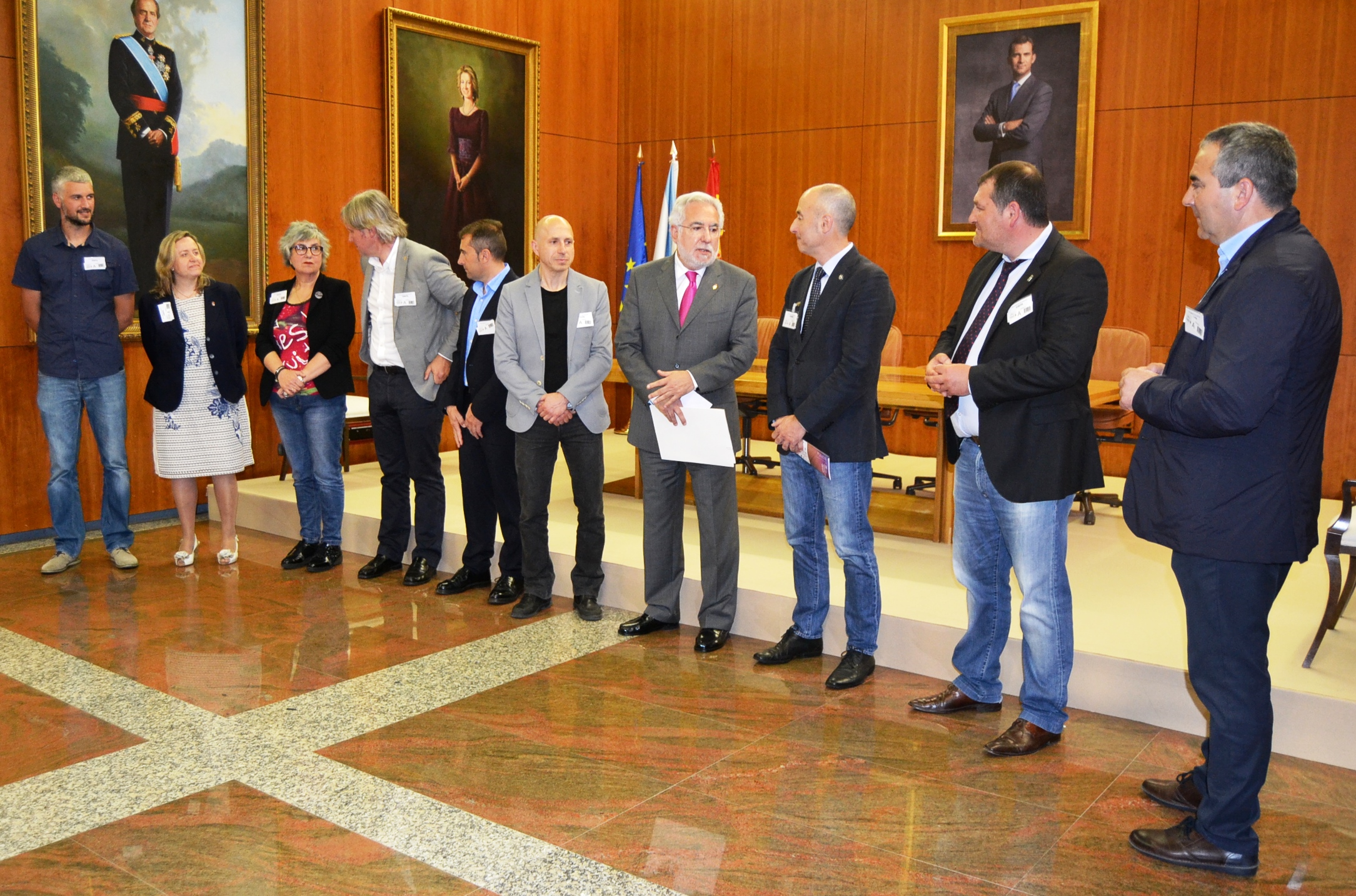 Alumnado asturiano visitou o Parlamento de Galicia no marco dun proxecto 