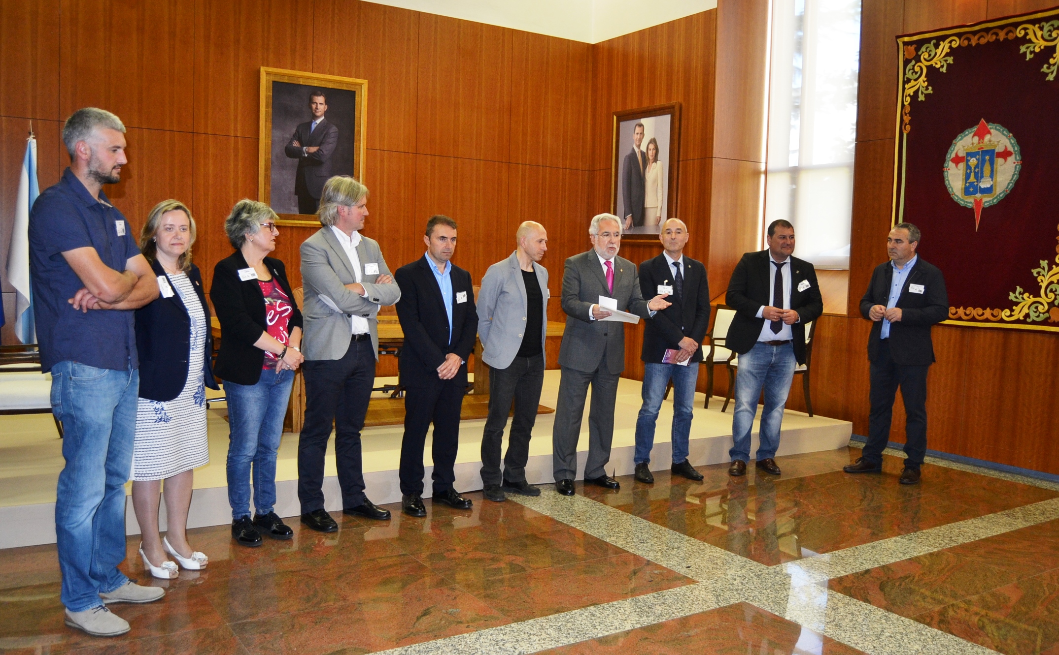 Alumnado asturiano visitou o Parlamento de Galicia no marco dun proxecto