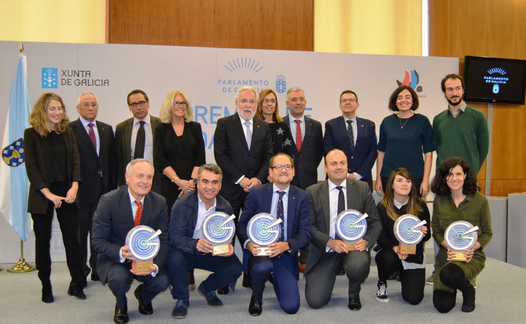 O Parlamento de Galicia acolleu o acto de entrega da XXIV Edición dos Premios de Publicidade en Galego