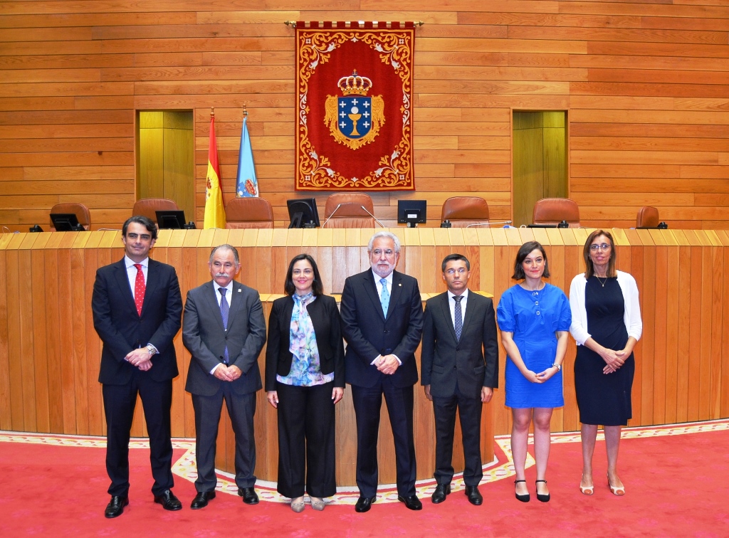 Recepción do presidente do Parlamento de Galicia