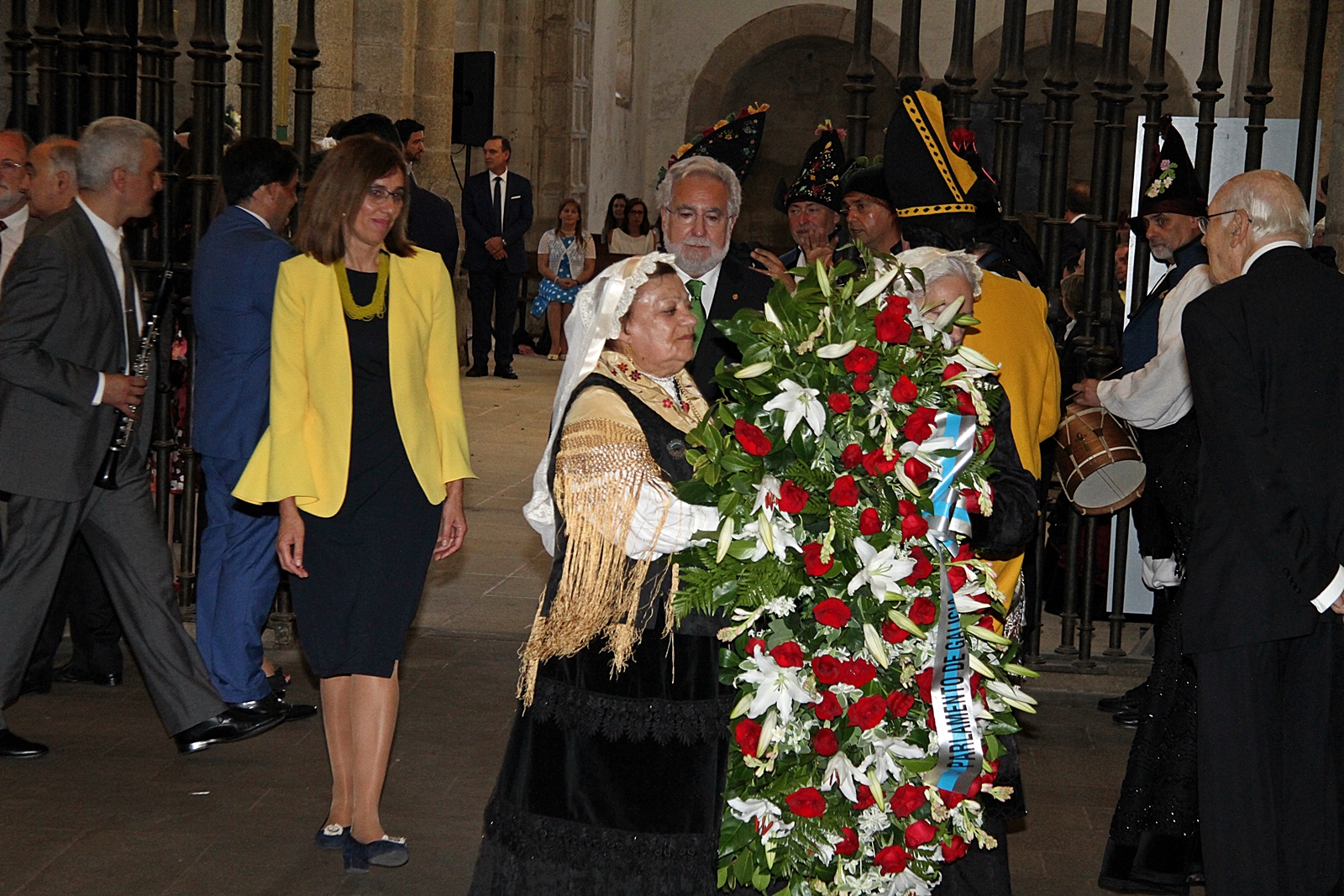 Misa en lembranza de Rosalía de Castro na Igrexa de San Domingos de Bonaval