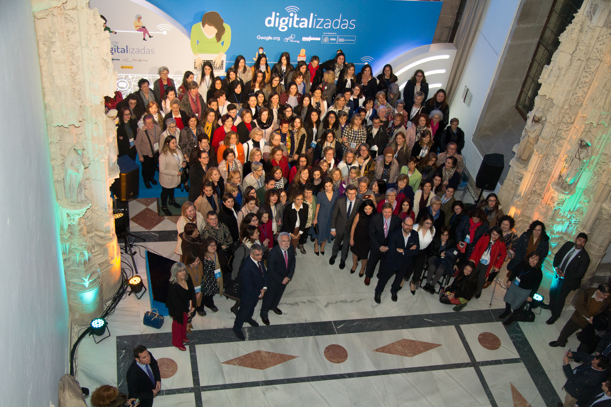 Foto da noticia:O presidente do Parlamento de Galicia asistiu á presentación do proxecto "Dixitalizadas"