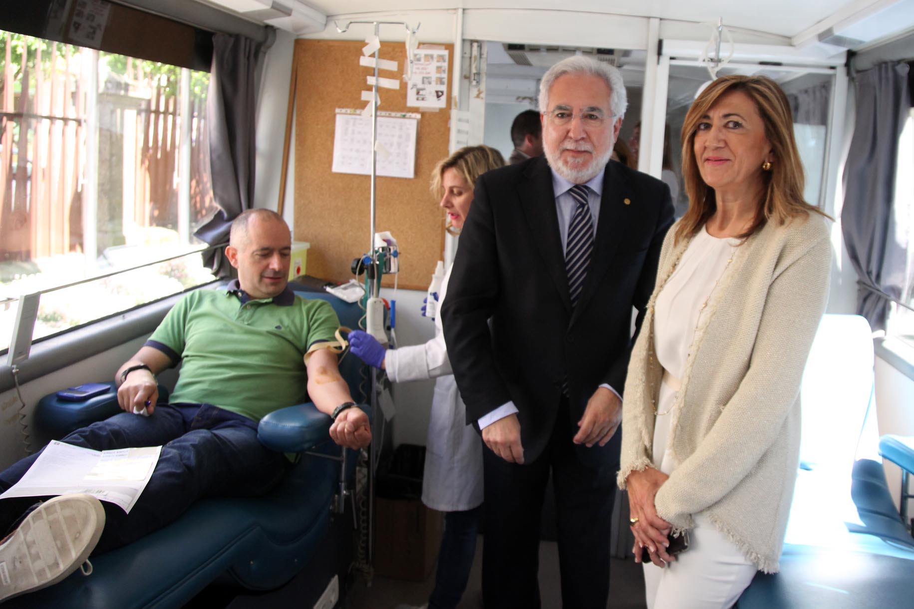 Foto da noticia:Nova campaña de doazón de sangue no Parlamento de Galicia 