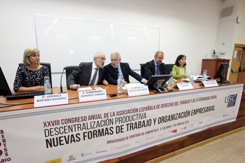 Santalices Vieira, participa na inauguración do XXVIII Congreso da Asociación Española de Dereito do Traballo e da Seguridade Social.