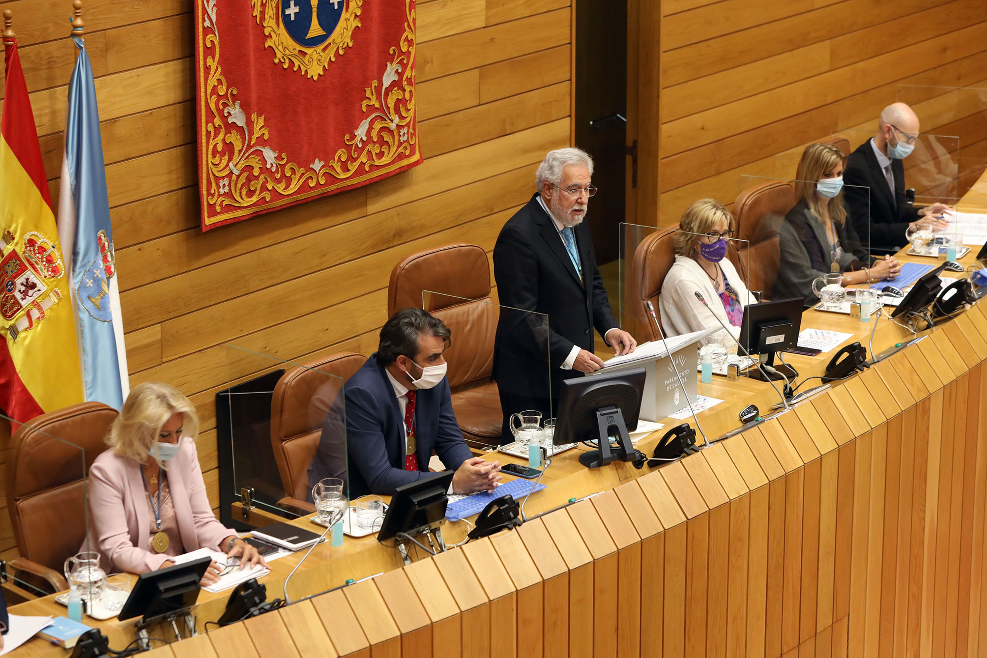 Foto da noticia:Santalices reclama a deputadas e deputados “predisposición absoluta” para o acordo na XI Lexislatura