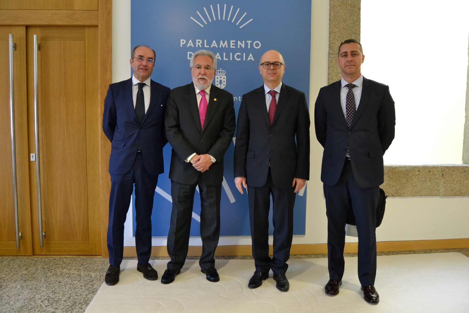 Visita institucional do embaixador de Turquía ao Parlamento de Galicia