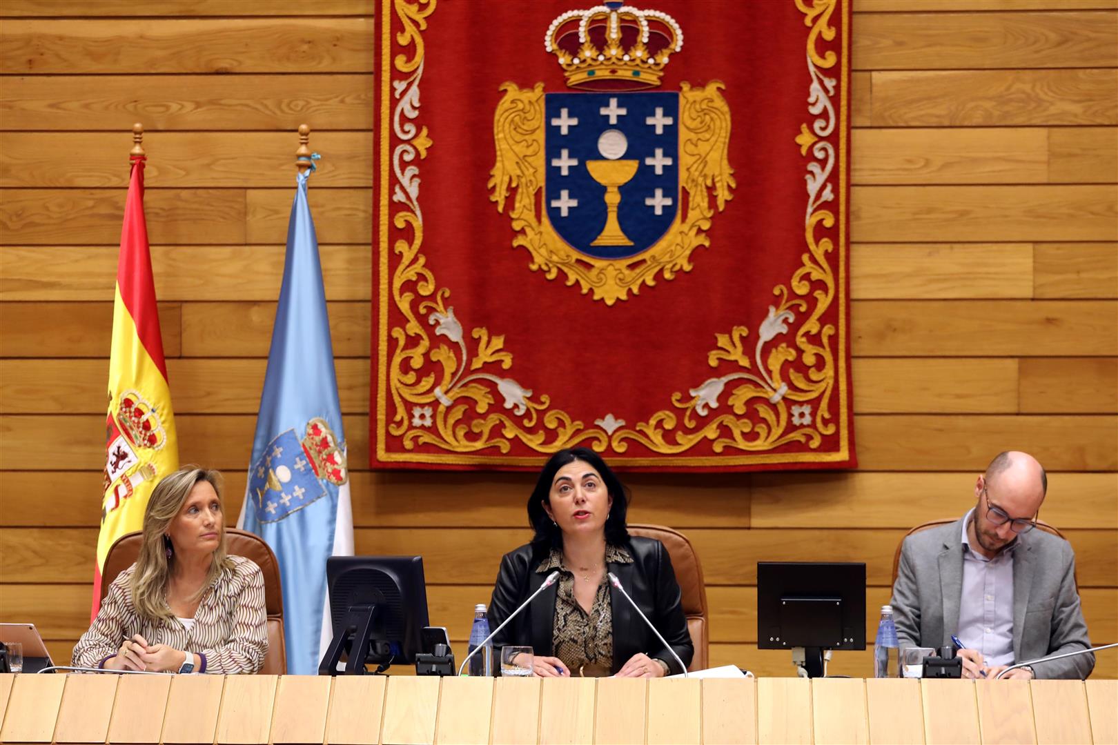 A vicepresidenta 1ª do Parlamento de Galicia, Elena Candia, preside o X Foro Infantil Unicef-Parlamento de Galicia no que participan representantes dos consellos locais de participación infantil e adolescente de Moeche, Teo, Ames, Viveiro, Moaña, Ponteare