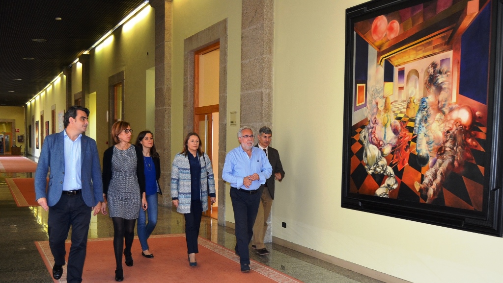 A Mesa do Parlamento de Galicia saúda ao persoal da Cámara
